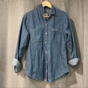 Hollister Denim Button-up Shirt